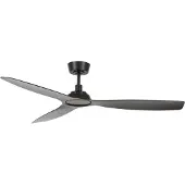 Beacon Lighting Ventilateur de plafond noir Moto Ø132cm