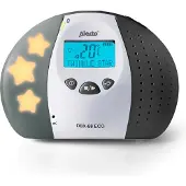 Alecto DBX-88 Limited : Téléphone pour bébé DECT, version spéciale, avec affichage de la température, veilleuse intégrée, couleur gris