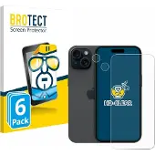 BROTECT Protection Clair (Apple iPhone 15), Téléphone portable : film de protection, Transparent