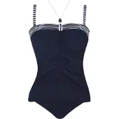 Sunflair Maillot de bain marine / blanc
