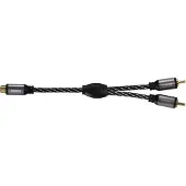 Avinity Câble Subwoofer + adap., f. RCA fm. - 2 f. RCA mâles