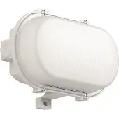 RZB Luminaire LED ovale 4000 K, ML - Luminaire de plafond/mural 501048.009