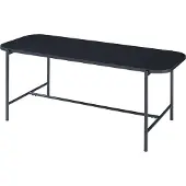 En.casa Table basse 'Samnanger' 110x50x45cm acier noir