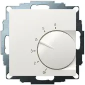 Eberle Controls Eberle UTE 1032-RAL9010-G-55 Thermostat d'ambiance encastré 5 à 30°C, Thermostat, Blanc