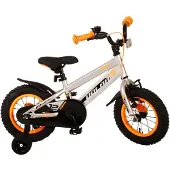 Volare Vélo enfant Rocky 12 pouces, gris