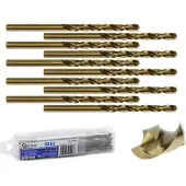 GEKO Forets pour métal 4mm HSS, paquet de 10 (4 millimètres)