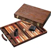 Philos Coffret de backgammon SYROS en noyer