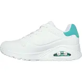 SKECHERS Baskets basses 'Uno - Pop Back' blanc