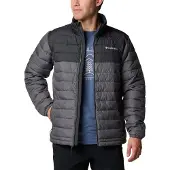 Columbia Veste outdoor 'Powder Lite II' gris / graphite / blanc