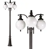 Ks Verlichting Lampadaire Jardin Madeira 3 lumières - vert