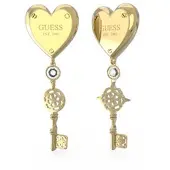 GUESS Jube04217 All You Need Is Love Earrings Doré Femme