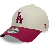 New Era Casquette ajustable 9FORTY crème des LA Dodgers World Series
