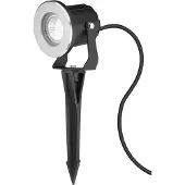 LCD Projecteur extérieur Licht Creativ Design, modèle LB25, en aluminium moulé sous pression, de couleur noire, avec culot GU10, puissance maximale de 35W
