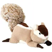 Trixie 3x Écureuil à rayures 24cm avec couineur (Jouet en peluche pour chiens)