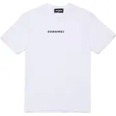 Dsquared2 Kids Dq2823 Short Sleeve T-shirt Blanc 10 Years Enfants