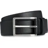 BOSS Ceinture 'Erman' noir / argent