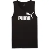 Puma T-Shirt fonctionnel 'Ess No. 1' noir / blanc