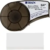 Brady , M21-750-461, polyester, noir sur blanc, 19,05mm x 6,4m, permanent, en continu (110933)