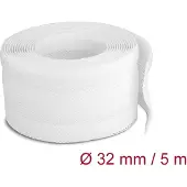 DeLOCK Gaine tressée 5 m x 32 mm blanche. -