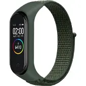 Cover-Discount Xiaomi Mi Band - Bracelet en nylon velcro vert (Nylon), Sangles de montre, Vert