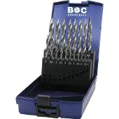 Bohrcraft KG10 TURBO STEP HSS-G DIN 338 TURBO STEP P+ / 19 pcs. (1.0-10 mm)