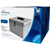 MediaRange Boîtier CD DJ pour 300 CD/DVD argent