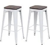 MCW Tabouret de bar -A73 (lot de 2)
