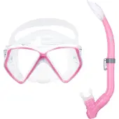 Mares Aquazone Pirate Junior Snorkeling Set Rose Enfants