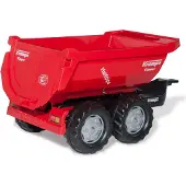 Rolly Toys Anhänger Krampe mit Kippfunktion, Rundmuldenkipper für Trettraktor