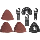 Einhell Accessoires pour outils multifonctions Set Multi-Tool Ho,Me,Ku 17pcs.