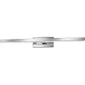 Nova Luce Modena - miroir lumineux - 63 x 9 x 7,5 cm - 18W LED inclus - IP44 - chrome