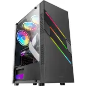 Mars Gaming Boîtier ATX semi-tour Mc-U3 noir ARGB