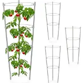 Relaxdays 4x support pour plantes grimpantes (22 cm, 22 cm)