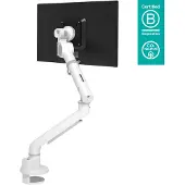 Dataflex Viewgo pro Support d'écran avec bras pivotant (48.620), blanc (Tables, 9 kg), Support de moniteur, Blanc