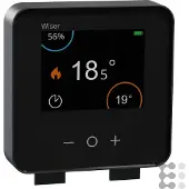 Schneider Electric Wiser Thermostat de radiateur noir avec CCTFR6401 (CCTFR6401)