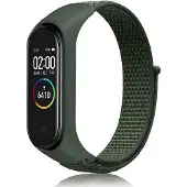 Cover-Discount Xiaomi Mi Band 7 - Bracelet de remplacement en tissu nylon (Nylon), Sangles de montre, Vert