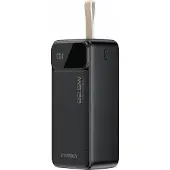 Choetech Pd22.5W Dual Usb-A+Type-C Power Bank 40000Mah Noir
