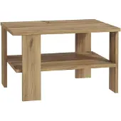 Skye Decor , Duama - Oak, table basse, chêne, 100 % PANNEAUX ESPAGNOLS REVÊTUS DE MÉLAMINE, 45 x 60 x 37 cm