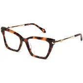 Just cavalli Lunettes de Vue VJC128 53/19/140 Avana marrone Acetato WOMAN VJC128