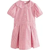 Next Robe rouge rubis / blanc