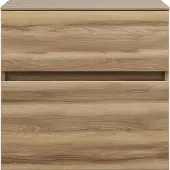 Burgbad Lin20 Armoire basse, 2 tiroirs, 600x487x580mm, USIS060F5357