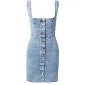 Marina Hoermanseder Robe 'Lani' bleu denim