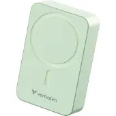 Verbatim Power bank Charge 'n' Go Essentials 20000 mAh, wireless charging, green, 69x104x29mm