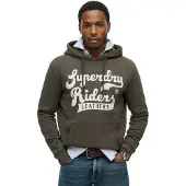 Superdry M2014354a Leather Jacket Vert 2XL Homme