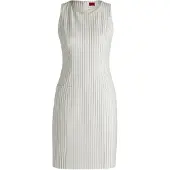 HUGO Kambali Sleeveless Dress Gris 36 Femme