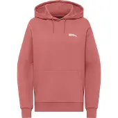 Jack Wolfskin Essential Hoodie Rouge,Rose L Femme