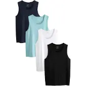 Next Maillot de corps bleu marine / aqua / noir / blanc
