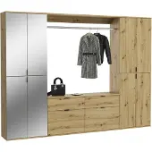 Ebuy24 ProjektX ensemble d'armoires de rangement P1 chêneReproduction.