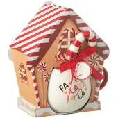 CARPE DIEM LAVENTIE Tasse+cuillere boite cadeau ceramique rouge