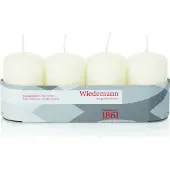 Wiedemann Bougie Stumpen paquet de 4 ivoire (1 pcs)